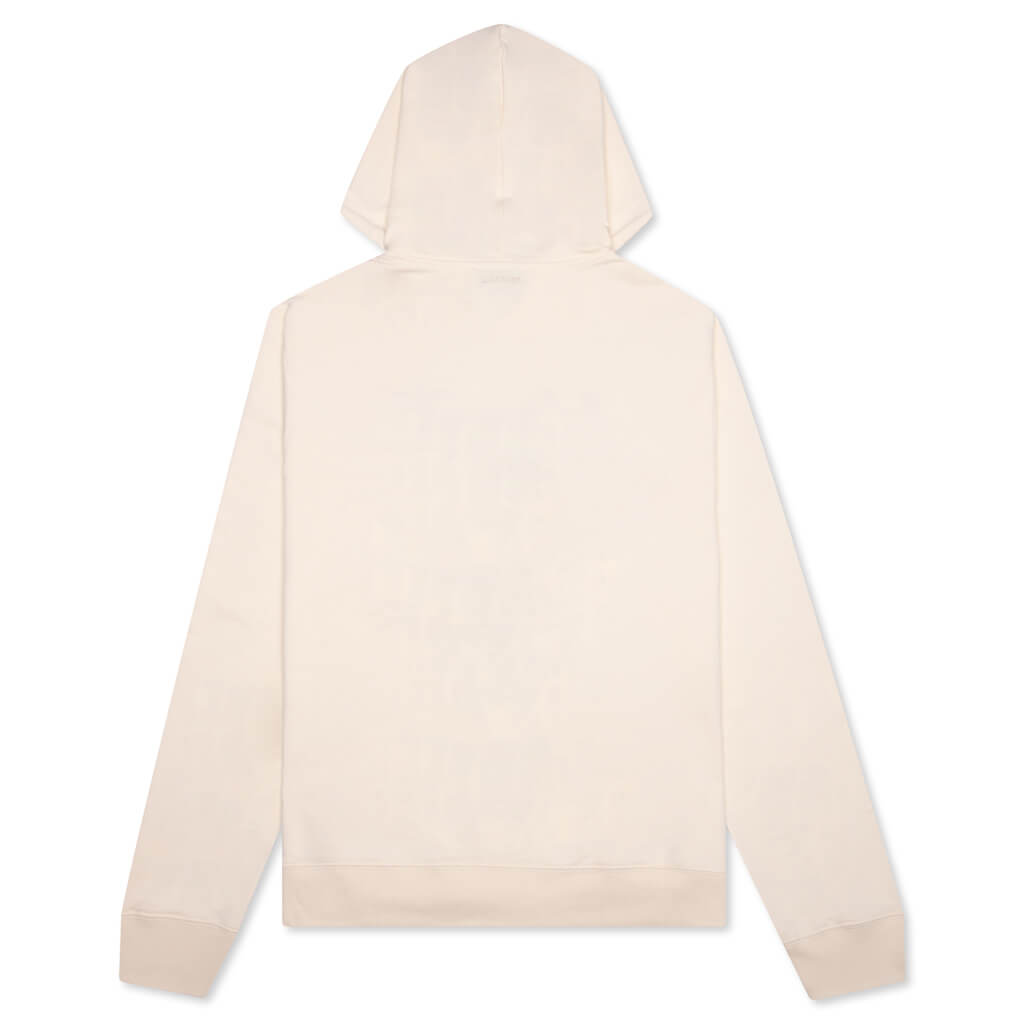 Carpeted Hoodie - Ecru