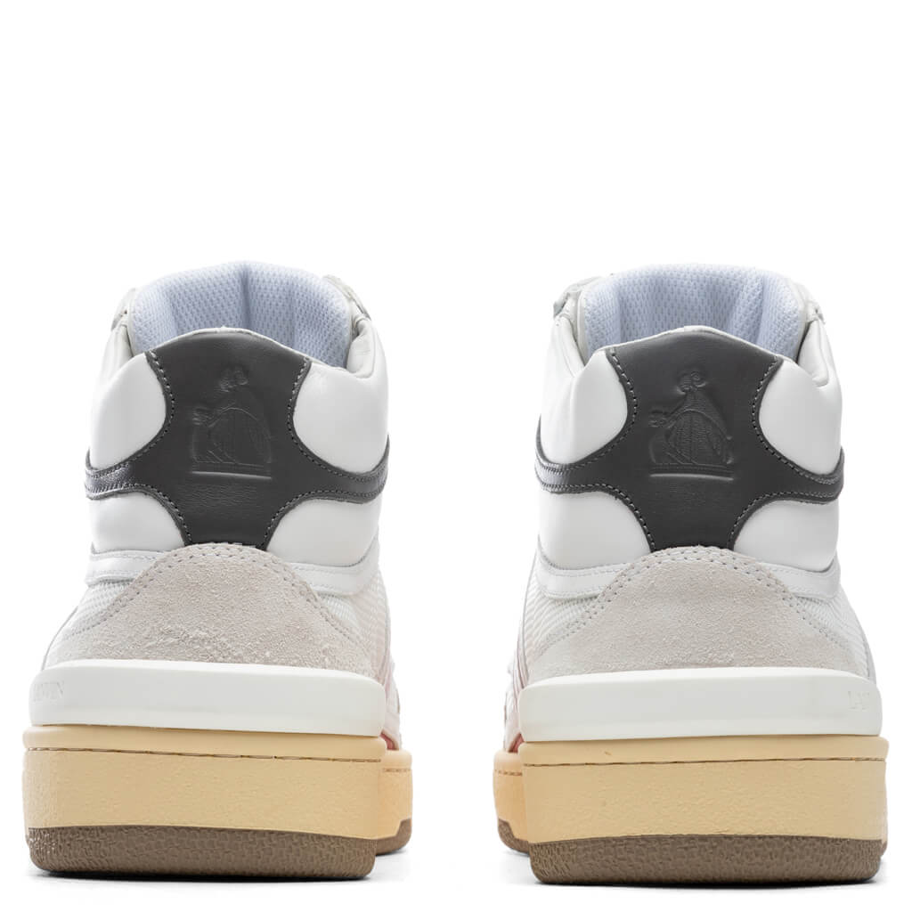 Clay High Top Sneakers - White/Red