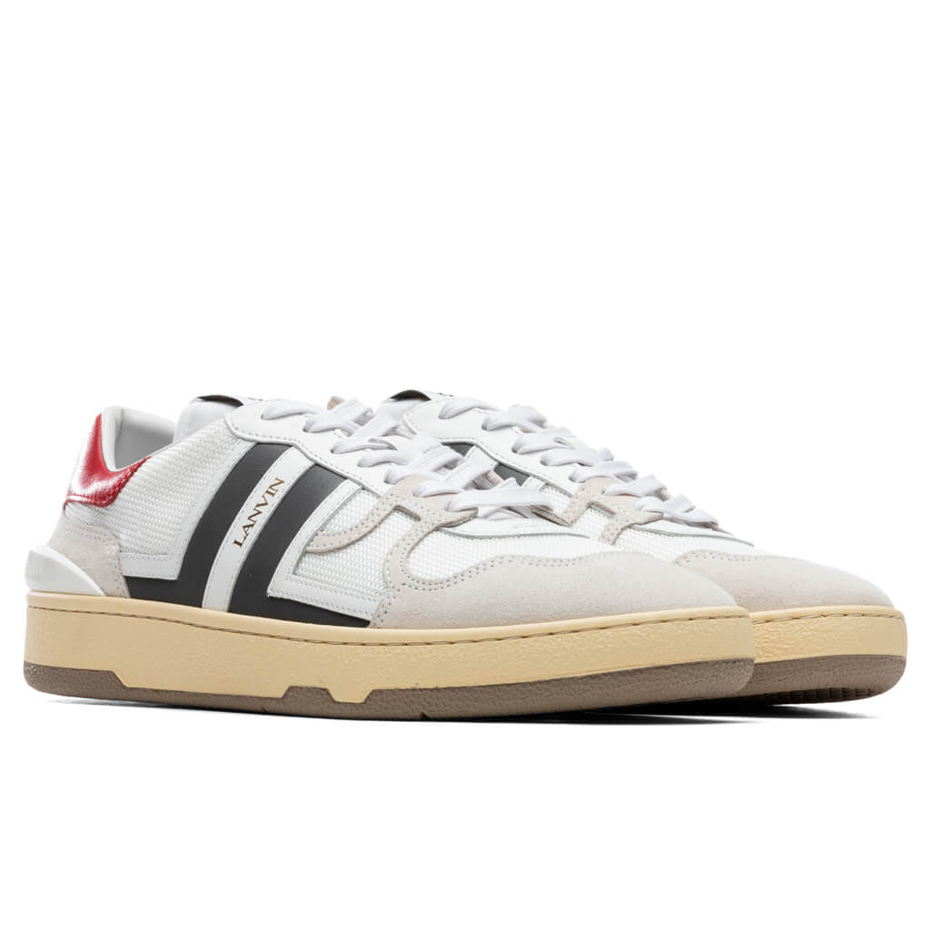 Clay Low Top Sneakers - White/Grey
