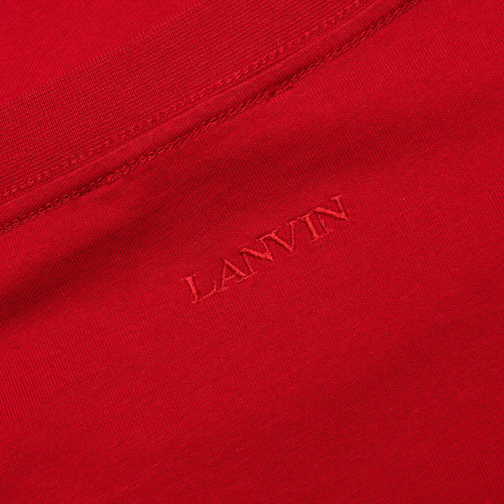 Curb Embroidered T-Shirt - Lipstick