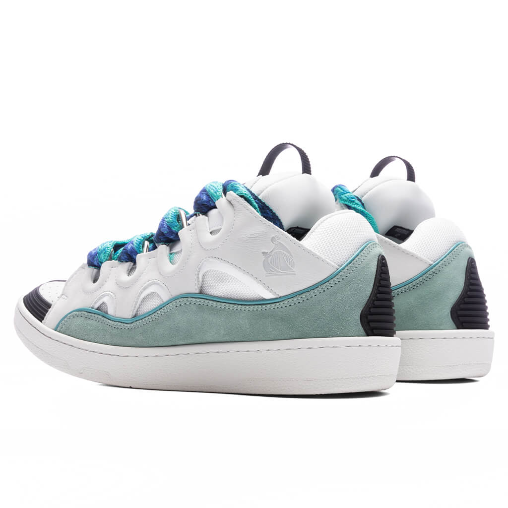 Curb Sneakers - White/Green