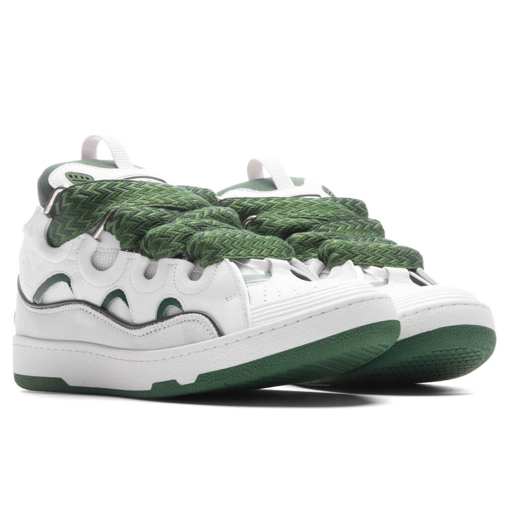 Curb Sneakers - White/Khaki