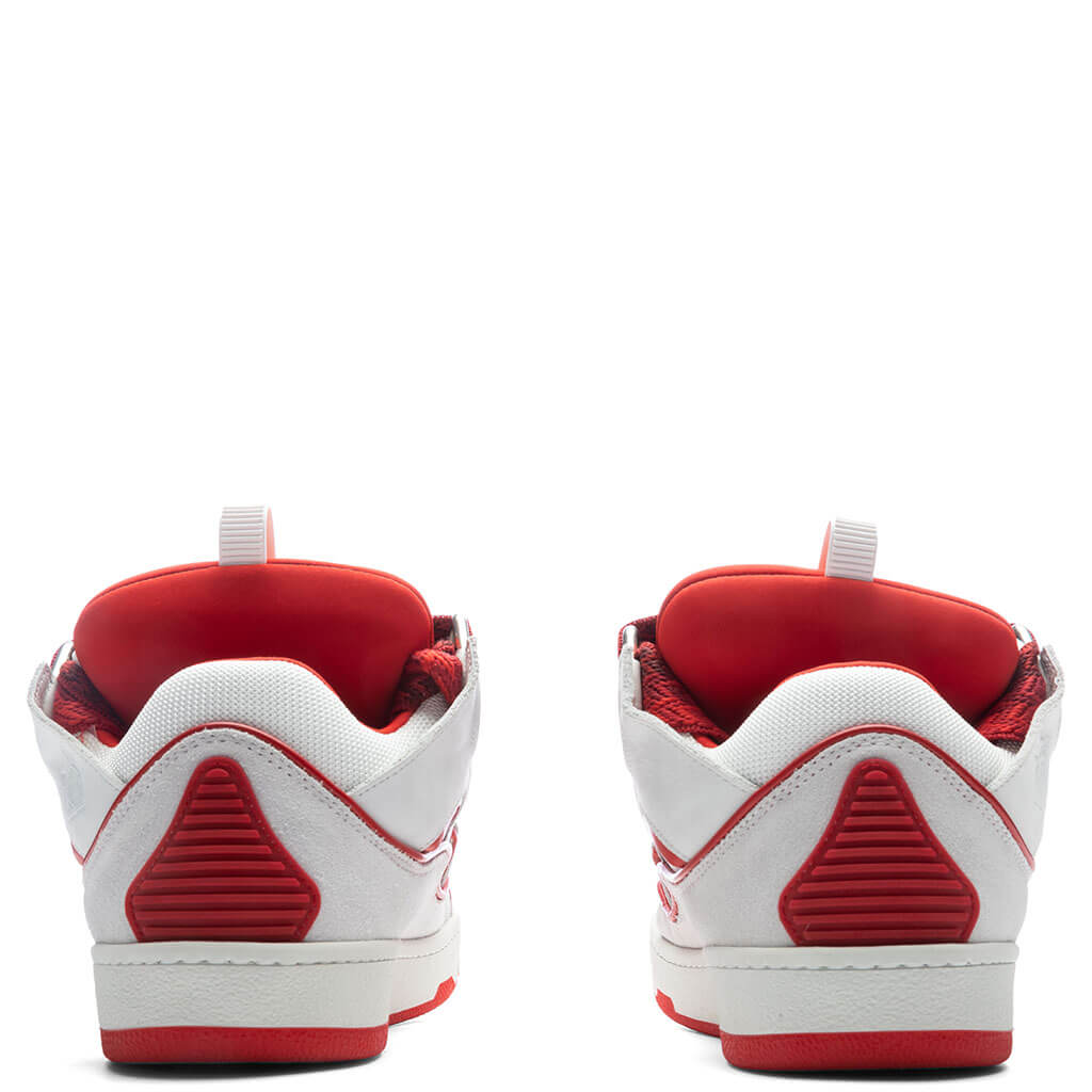 Curb Sneakers - White/Red