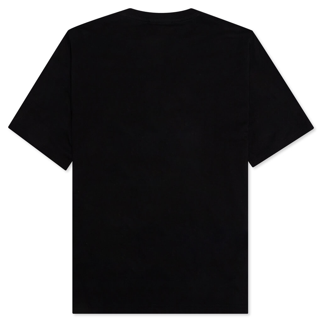Embroidered Regular T-Shirt - Black