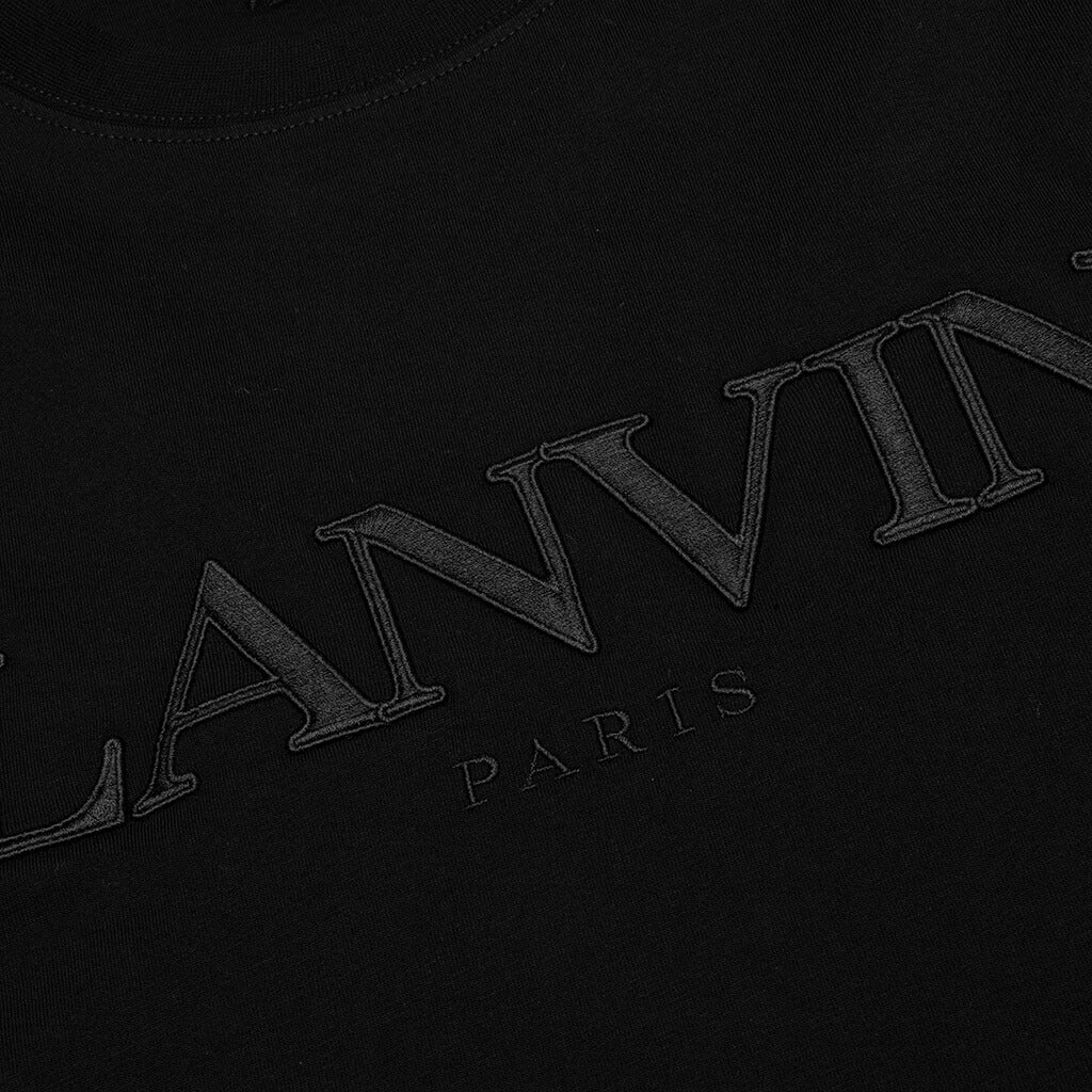 Embroidered T-Shirt - Black