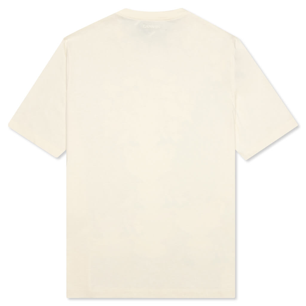 Flower Scratch & Smell Regular T-Shirt - Cream