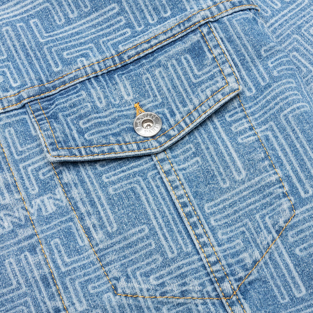 JL Maze Denim Jacket - Light Blue