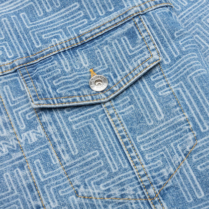 JL Maze Denim Jacket - Light Blue