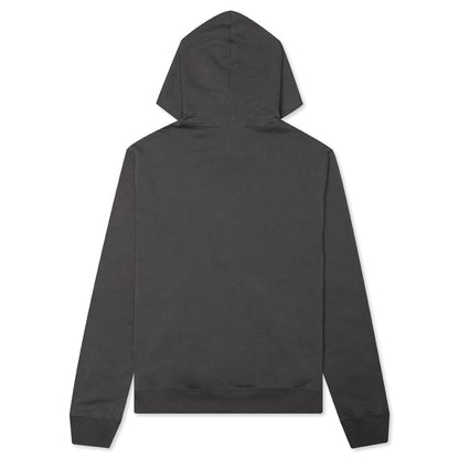 Paris Embroidered Hoodie - Elephant Grey