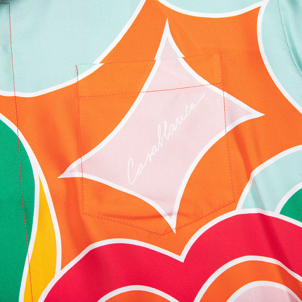 Le Pouvoir Des Fleures Silk Twill Shirt - Multi