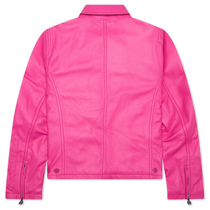 Leather Jacket - Bubble Pink