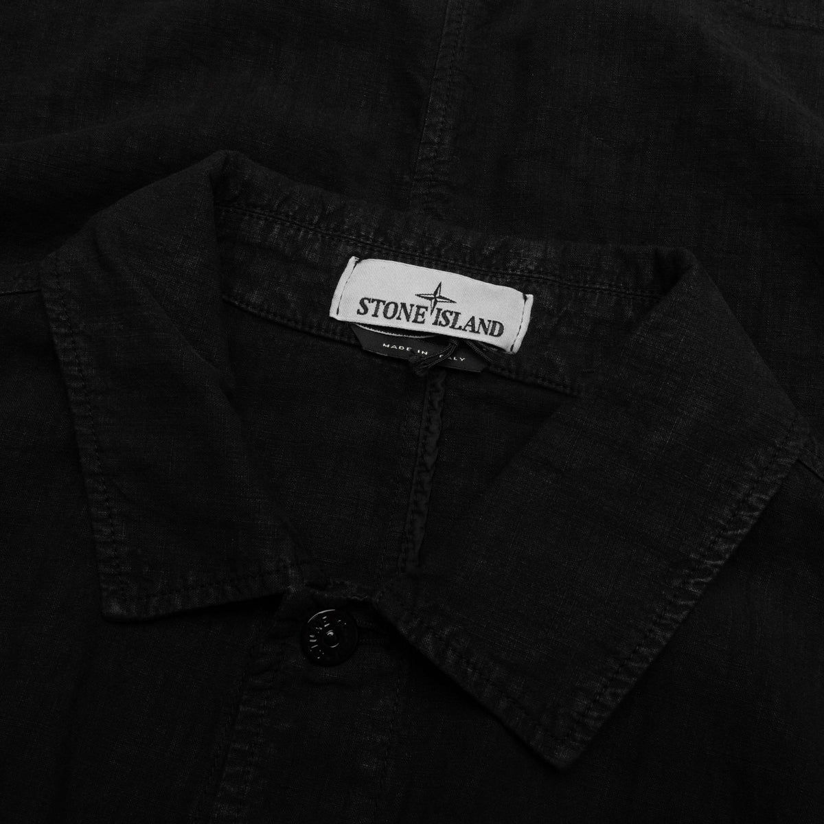 Lino Nylon Tela Field Jacket - Black