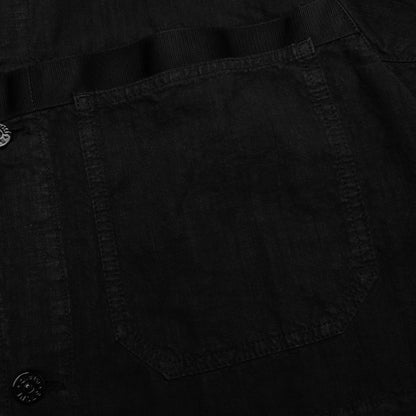 Lino Nylon Tela Field Jacket - Black