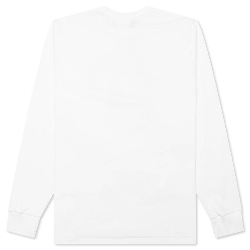 Liquid Camo College L/S Tee - White