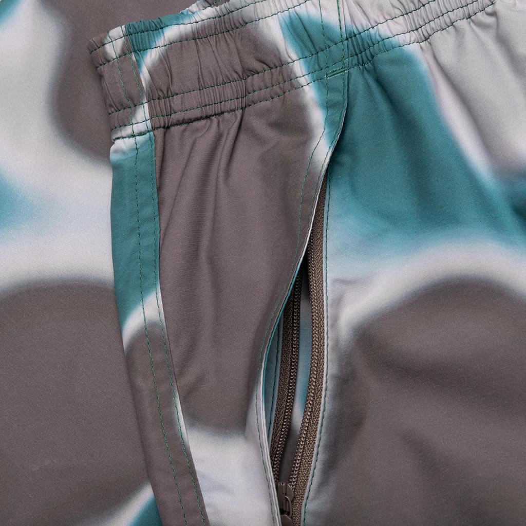Liquid Camo One Point Beach Shorts - Olive Drab