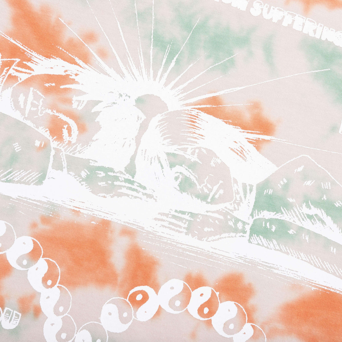 Live Your Life with Ease Tee - Tie Dye