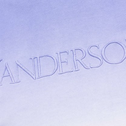 Logo Embroidery Gradient Hoodie - Lavender
