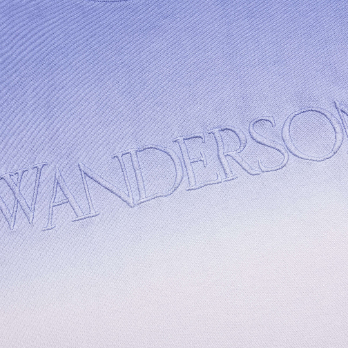 Logo Embroidery Gradient T-Shirt - Lavender