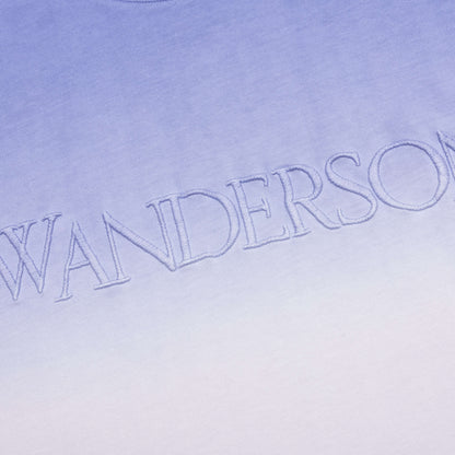 Logo Embroidery Gradient T-Shirt - Lavender