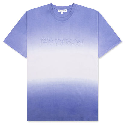 Logo Embroidery Gradient T-Shirt - Lavender