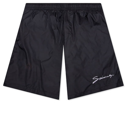 Signature Logo Swim Shorts - Black/White