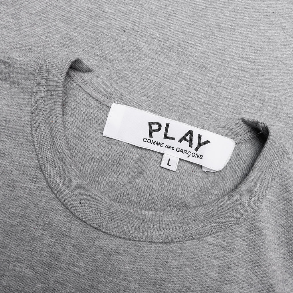 Logo Print Any Heart L/S T-Shirt - Grey