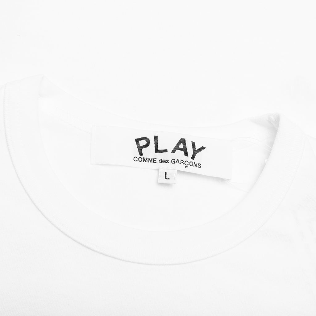 Logo Print Any Heart L/S T-Shirt - White