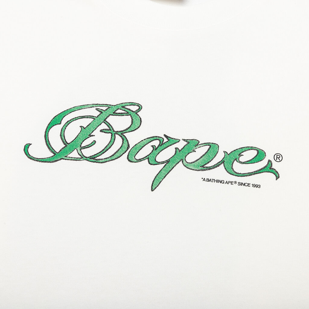 Logo Relaxed Fit Tee - Ivory