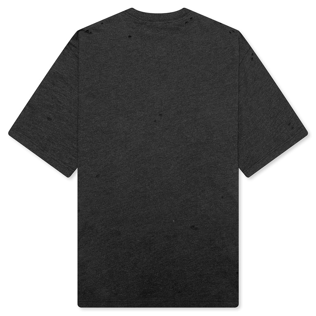 Logo T-Shirt Relaxed Fit - Black Melange