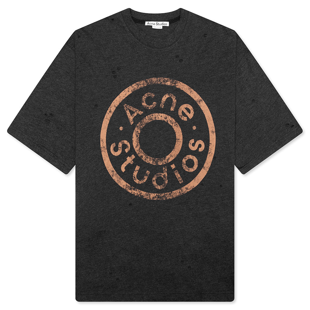 Logo T-Shirt Relaxed Fit - Black Melange
