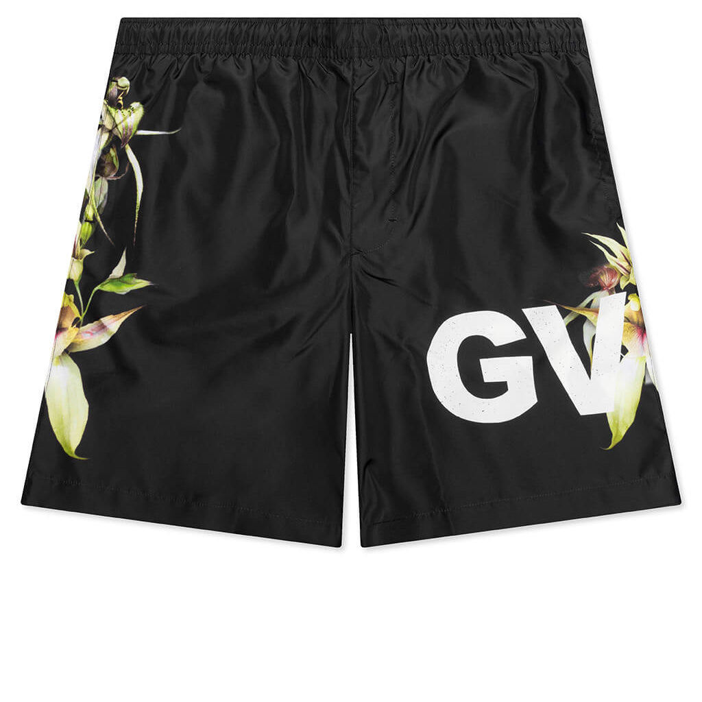 Long Swimwear - Black/White/Yellow
