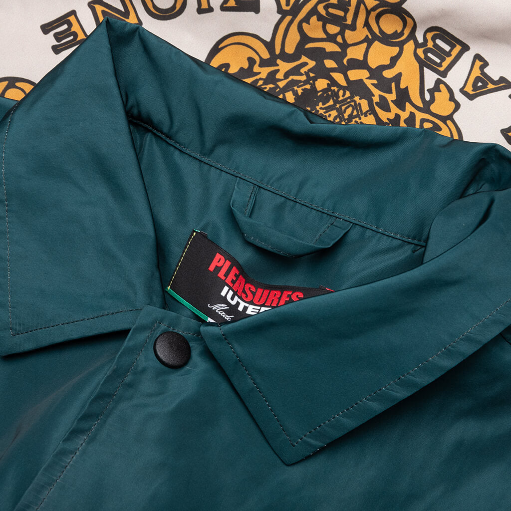 Lorenzo Coach Jacket - Dark Green