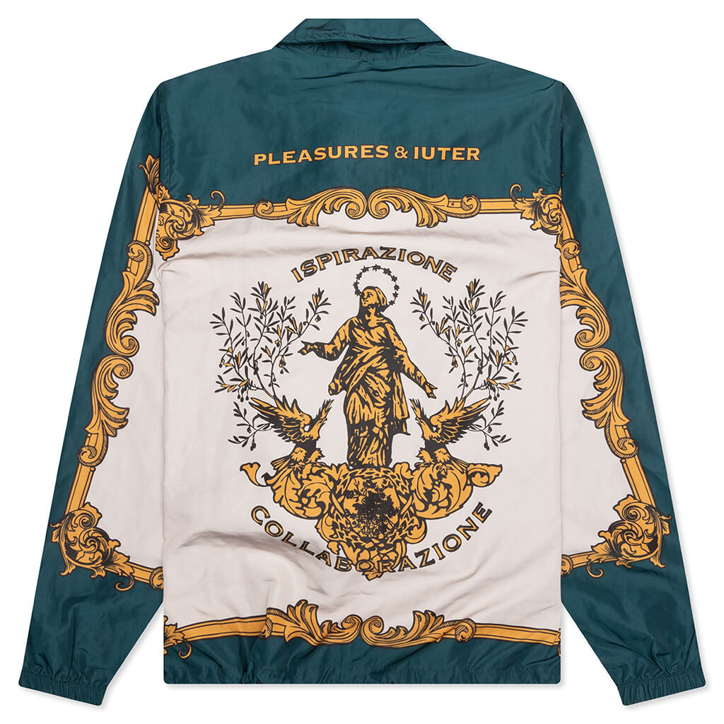 Lorenzo Coach Jacket - Dark Green