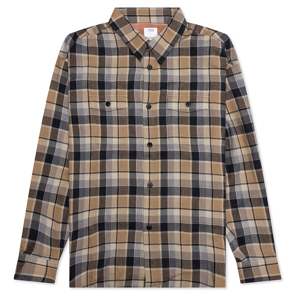 Lumber Check L/S - Beige