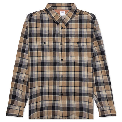 Lumber Check L/S - Beige