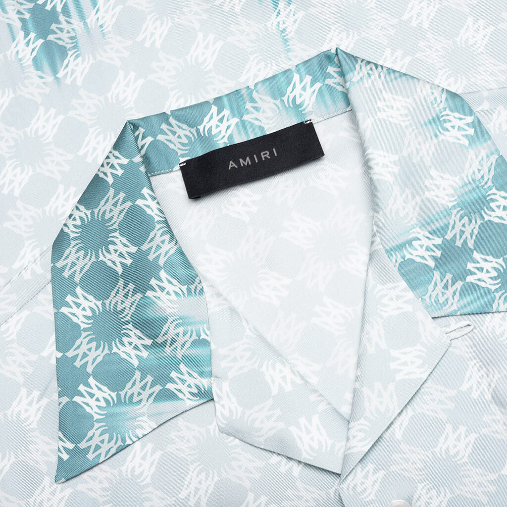 MA Quad Bleached Camp Shirt - Marine