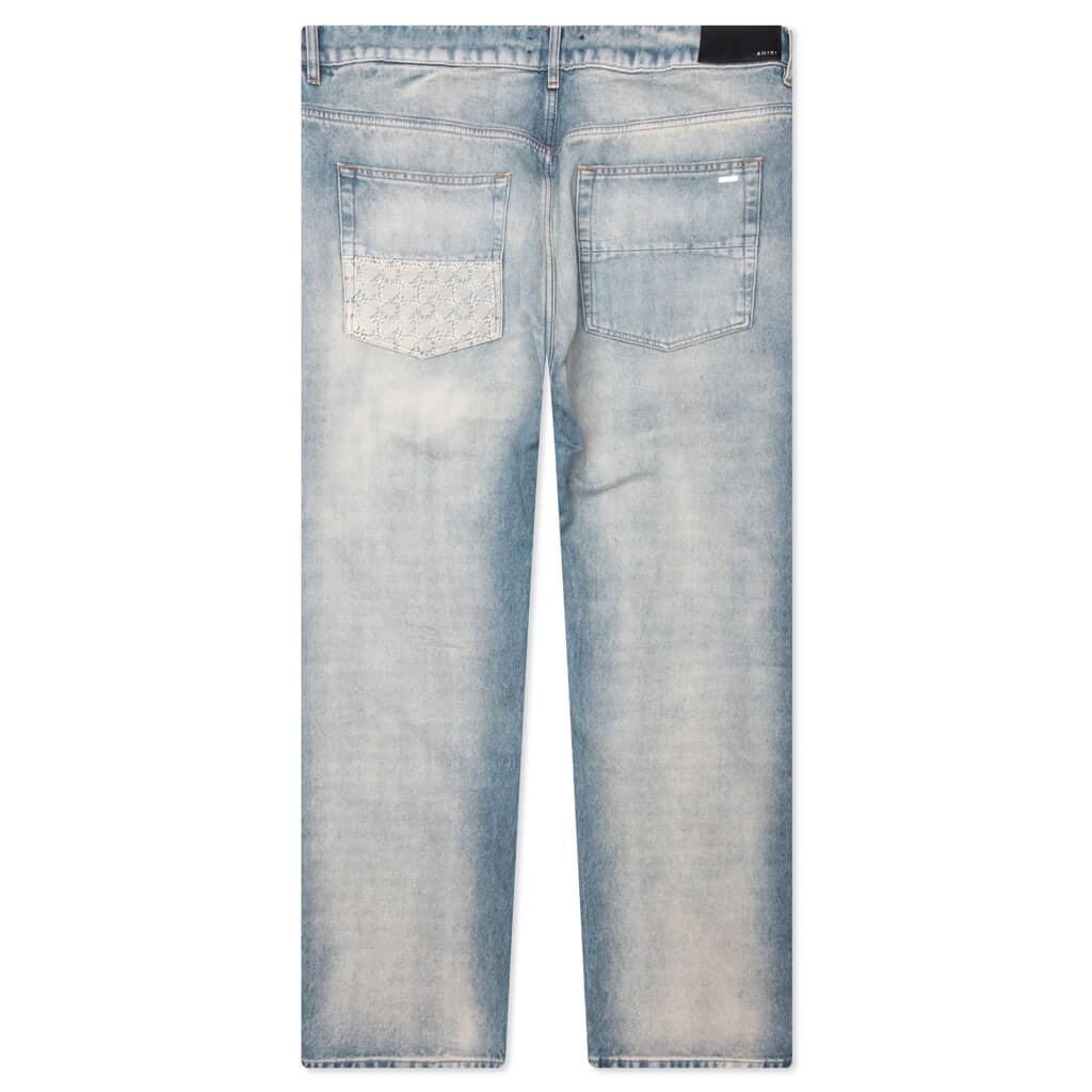 MA Quad Cuff Straight Jean - Antique Indigo