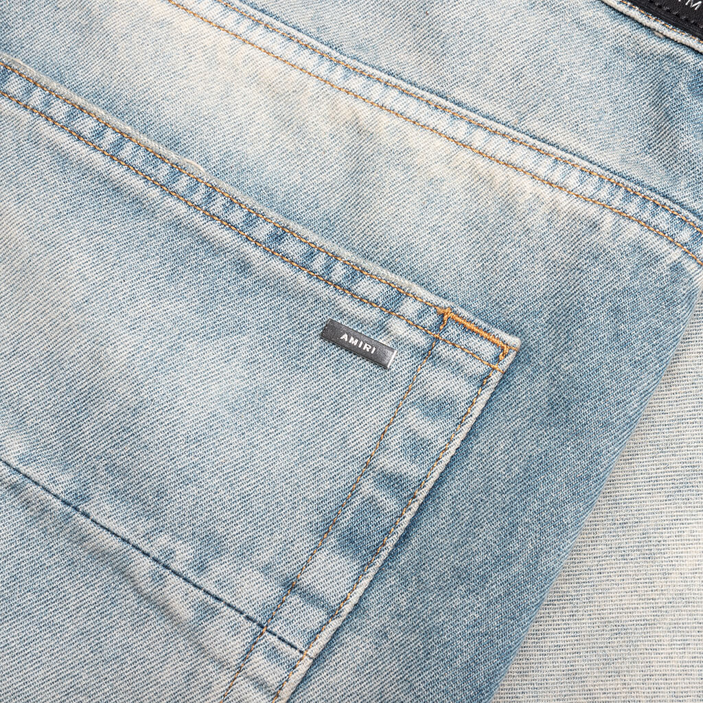 MA Quad Cuff Straight Jean - Antique Indigo