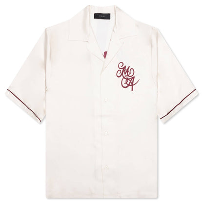 MA Swirl Bowling Shirt - Alabaster