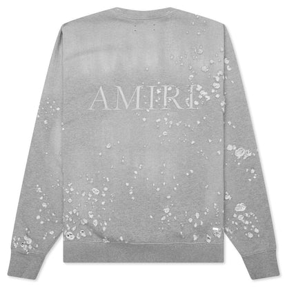 Ma Shotgun Embroidered Crew - Grey