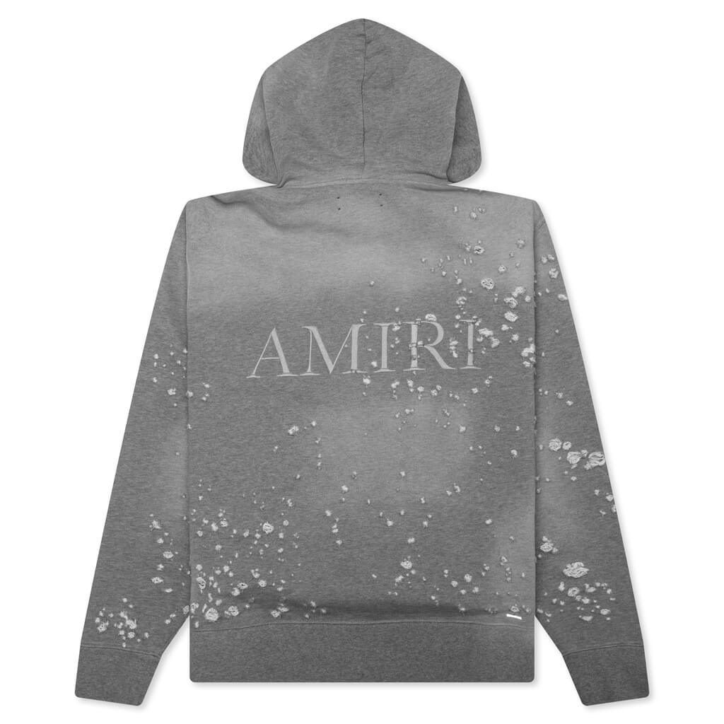 Ma Shotgun Embroidered Hoodie - Grey