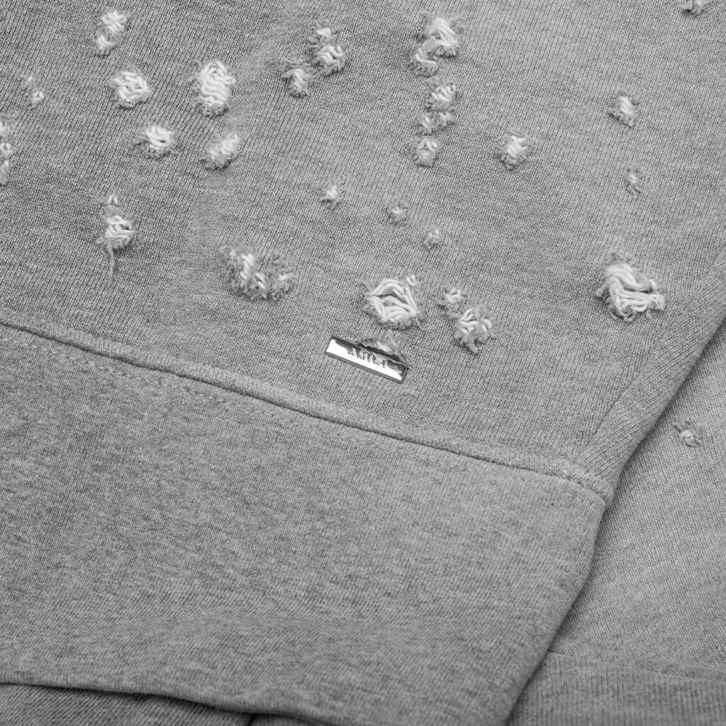 Ma Shotgun Embroidered Hoodie - Grey