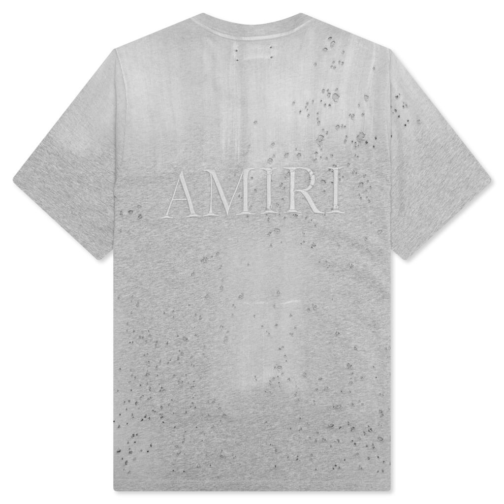 Ma Shotgun Embroidered Tee - Grey