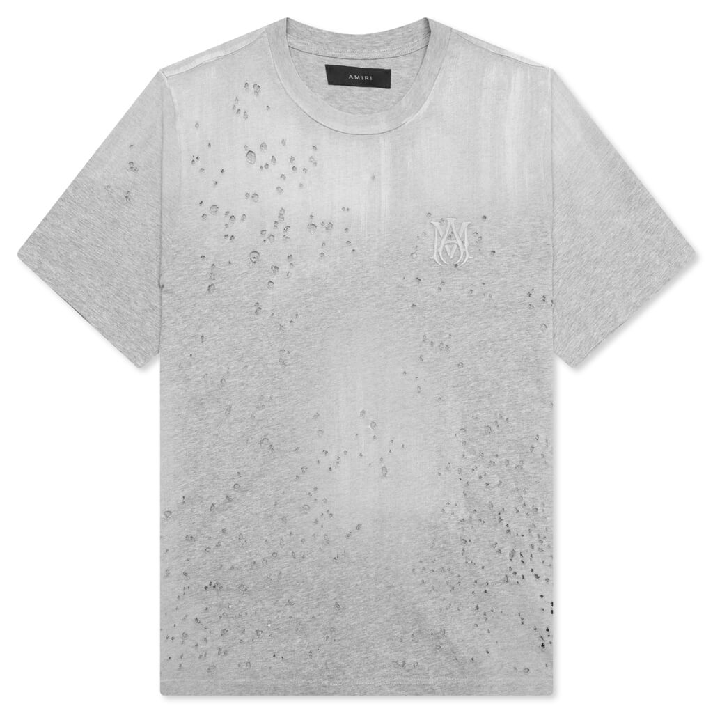 Ma Shotgun Embroidered Tee - Grey