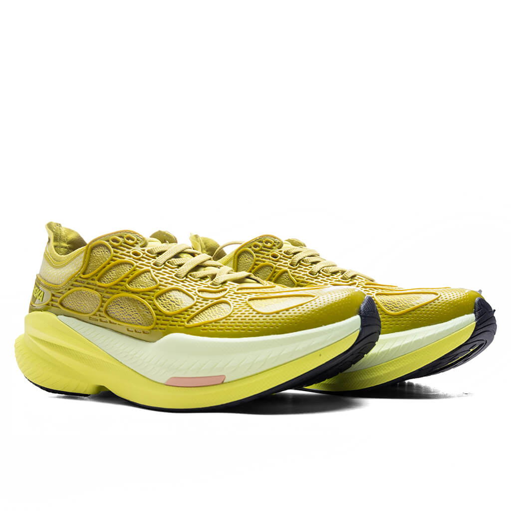 Mach X Caged - Pea Green/Hoka Citrus