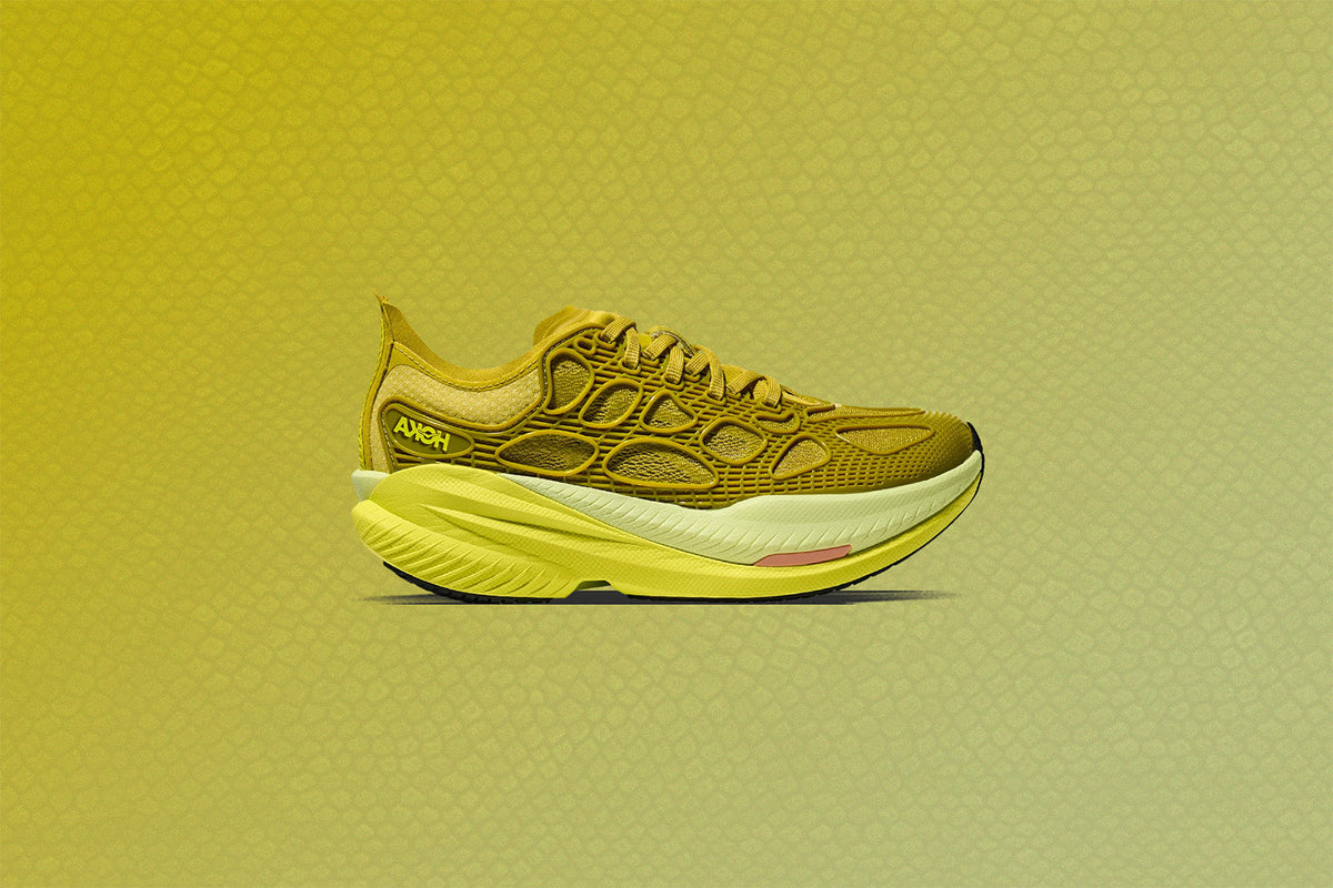Mach X Caged - Pea Green/Hoka Citrus