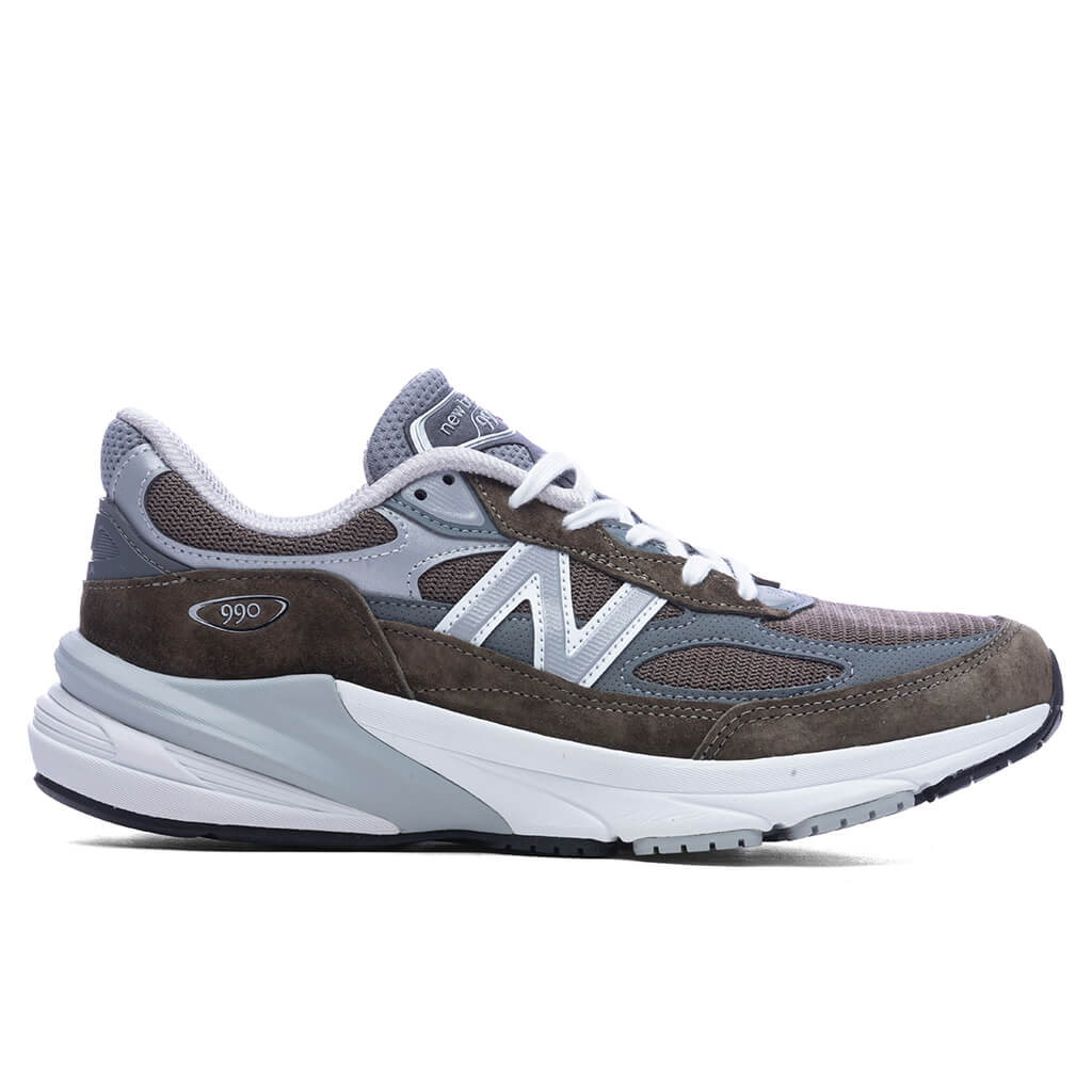 Made in USA 990v6 - Olive/Grey