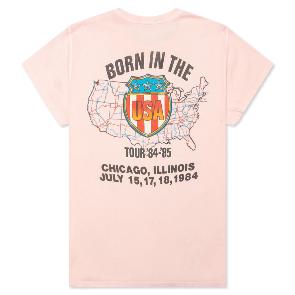Bruce Springsteen Crew Tee - Pink Pigment