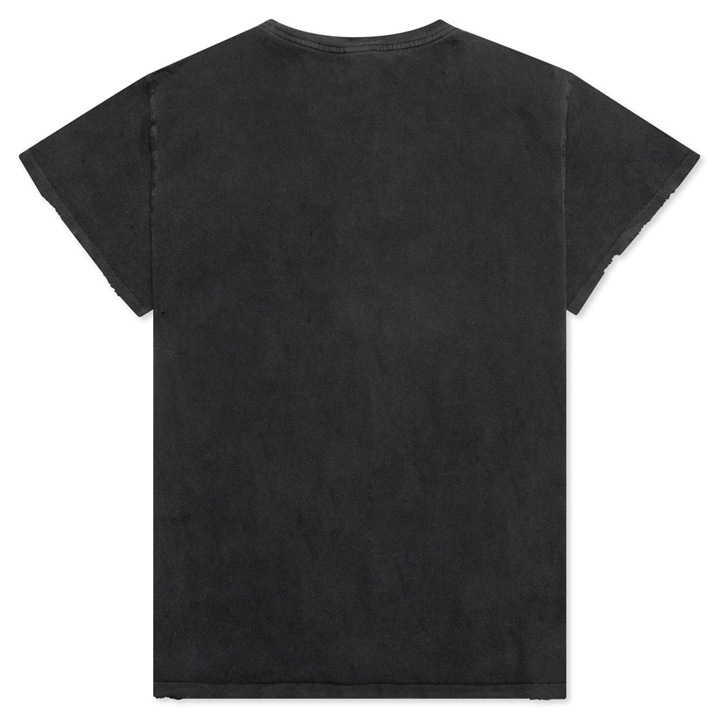David Bowie Crew Tee - Coal Pigment