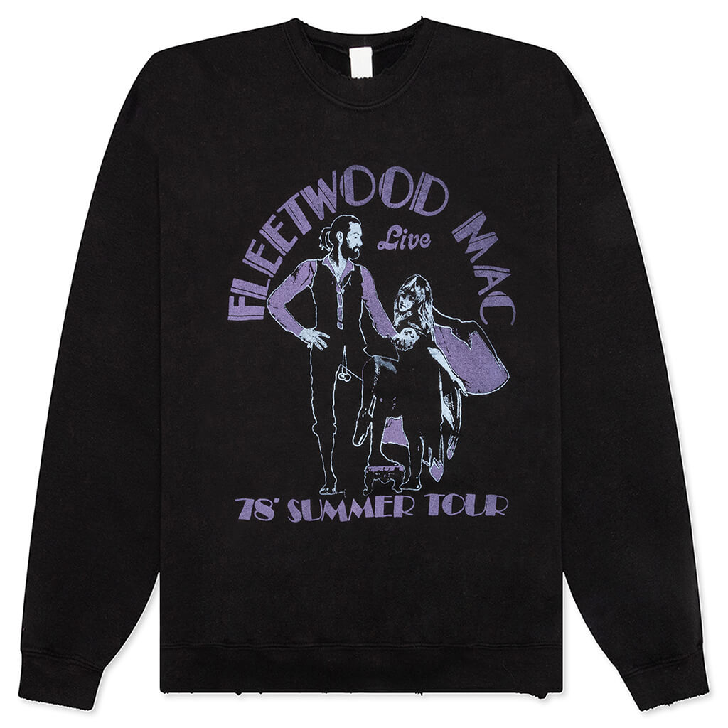 Fleetwood Mac Summer Tour Crew Fleece - Coal Pigment